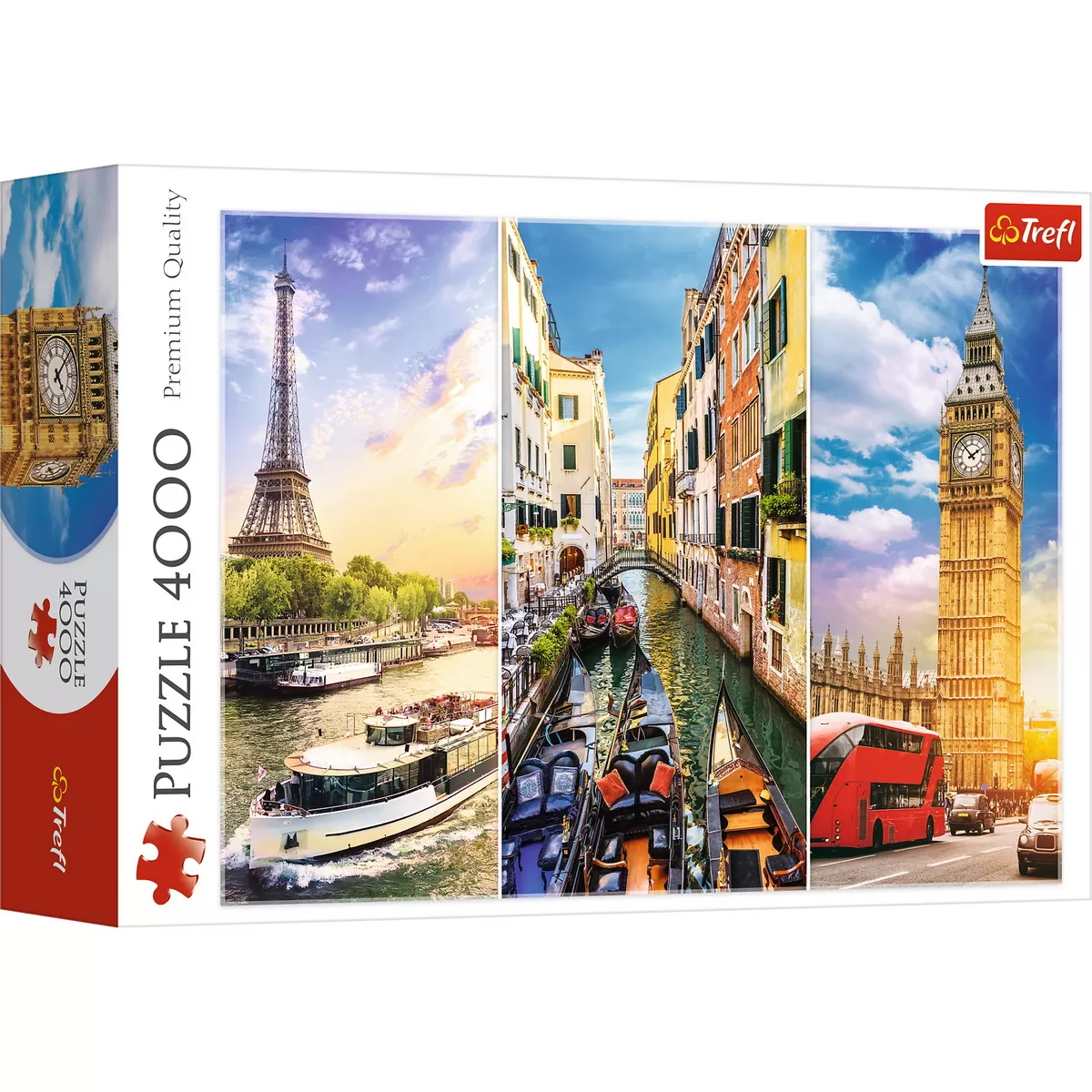 Puzzle 3000 - 6000 piese - Puzzle trefl 4000 calatorie in europa