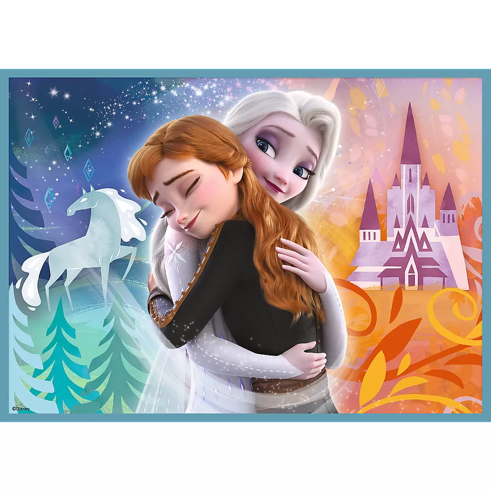 Puzzle trefl 4in1 frozen 2 uimitoarea lume disney [3]