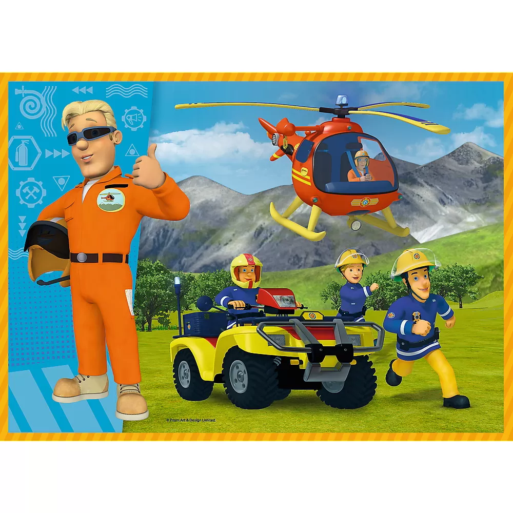 Puzzle trefl 4in1 pompierul sam -  curajosul sam [2]