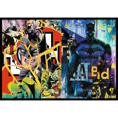Puzzle trefl 4x250 batman dc batman in actiune [4]