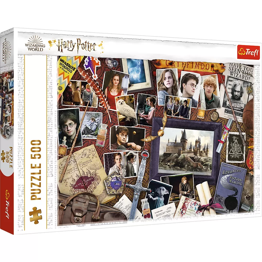 Jucării și Jocuri pentru copii - Puzzle trefl 500 harry potter - memoriile de la hogwart