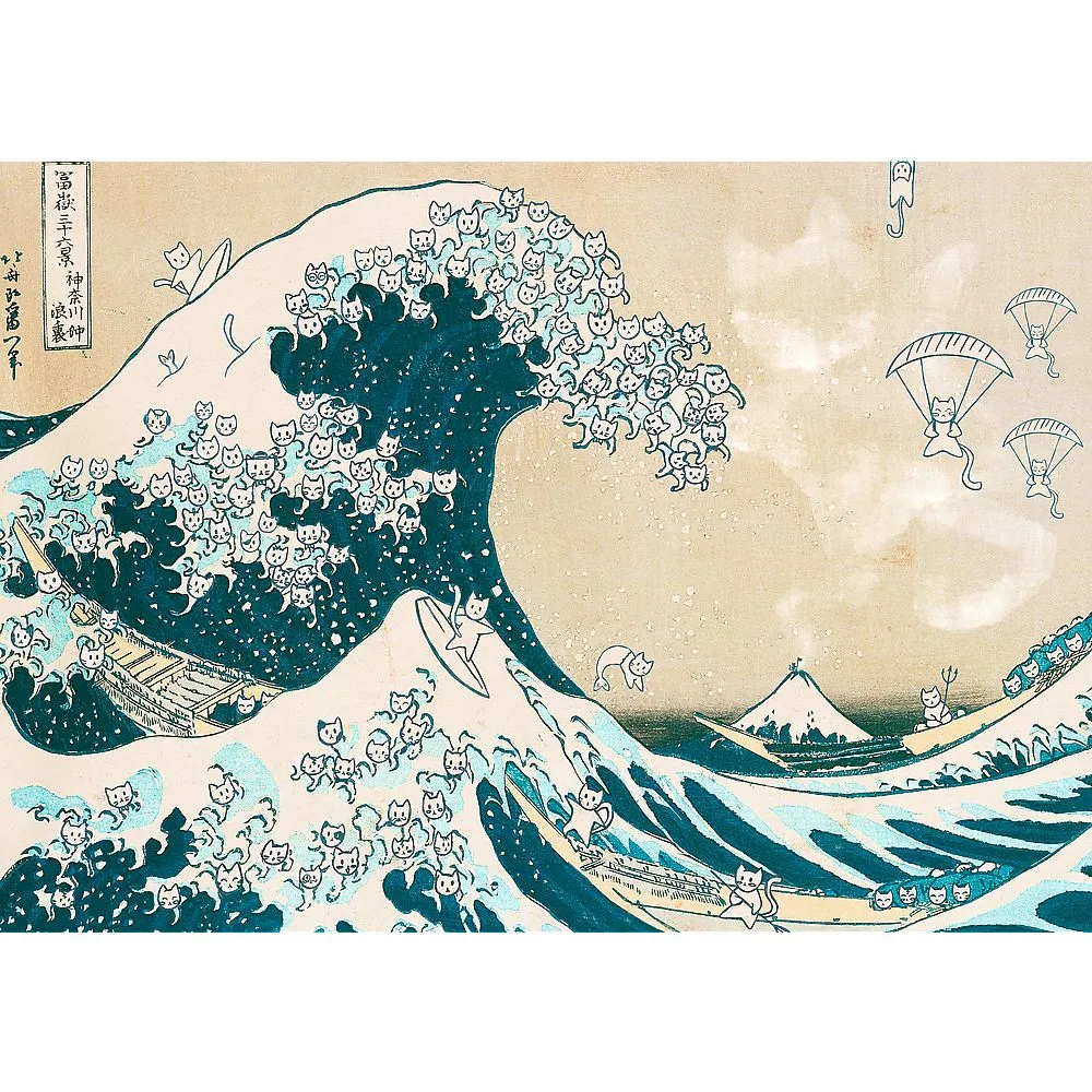 Puzzle trefl 500 marele val al ​​pisicii, copii varsta 10 ani pana la +15 ani [1]