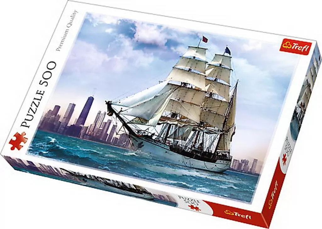 Jucării și Jocuri pentru copii - Puzzle trefl 500 navigand spre chicago
