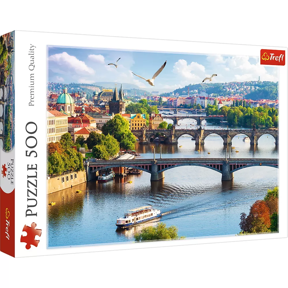 Jucării și Jocuri pentru copii - Puzzle trefl 500 orasul praga
