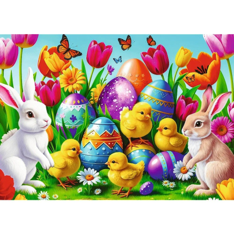 Puzzle trefl 500 pajistea de paste copii varsta 10 ani - +15 ani [1]