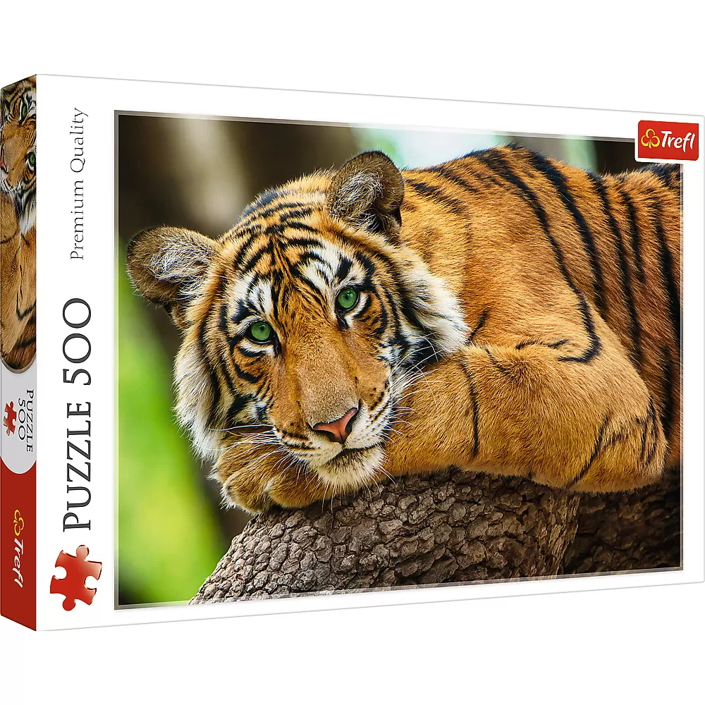 Jucării și Jocuri pentru copii - Puzzle trefl 500 portretul tigrului