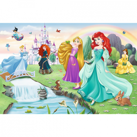 Puzzle trefl 60 disney princess - intalneste printesa [1]