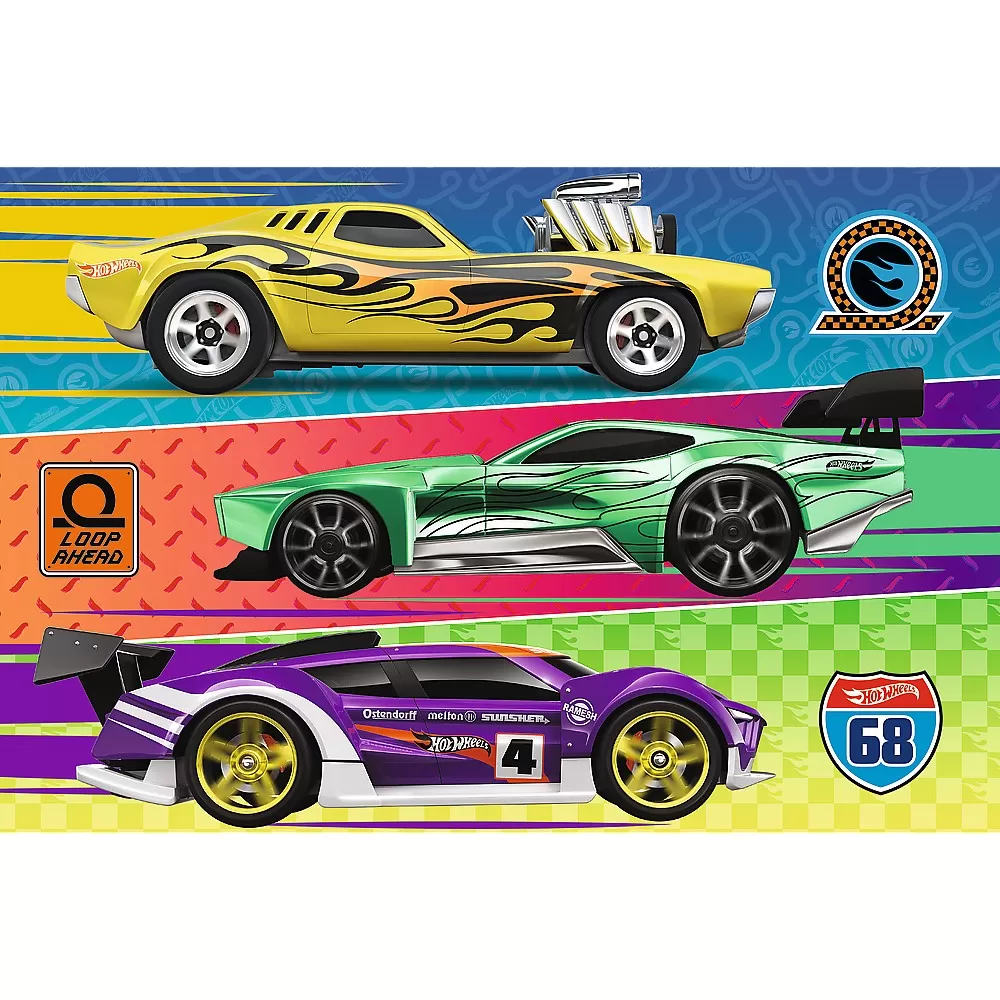 Puzzle trefl 60 hot wheels cursa [1]