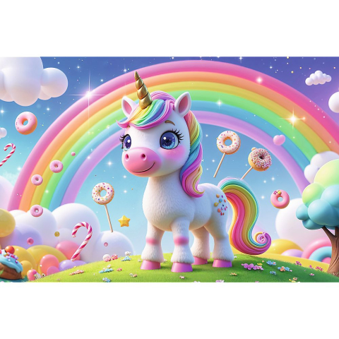 Puzzle trefl 60 lumea dulciurilor [1]