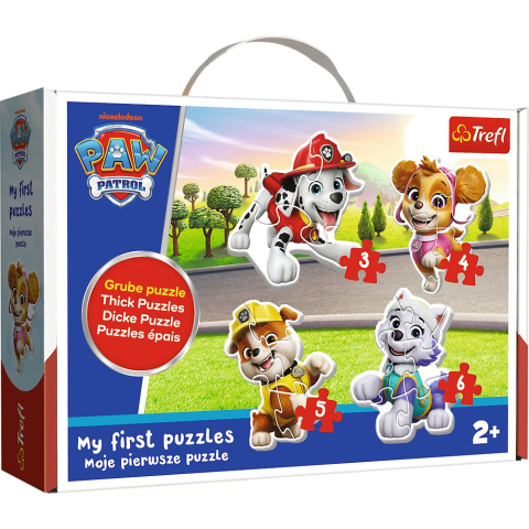 Jucării și Jocuri pentru copii - Puzzle trefl baby clasic patrula catelusilor copii varsta 2 ani - 6 ani