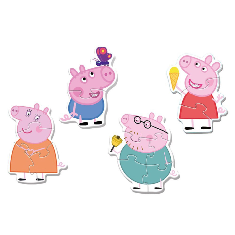 Puzzle trefl baby clasic peppa pig purcelusul clasic printre prieteni copii varsta 2 ani - 6 ani [1]