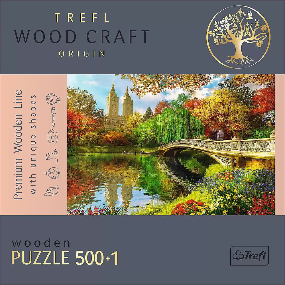 Puzzle trefl din lemn 500+1 piese central park new york [4]