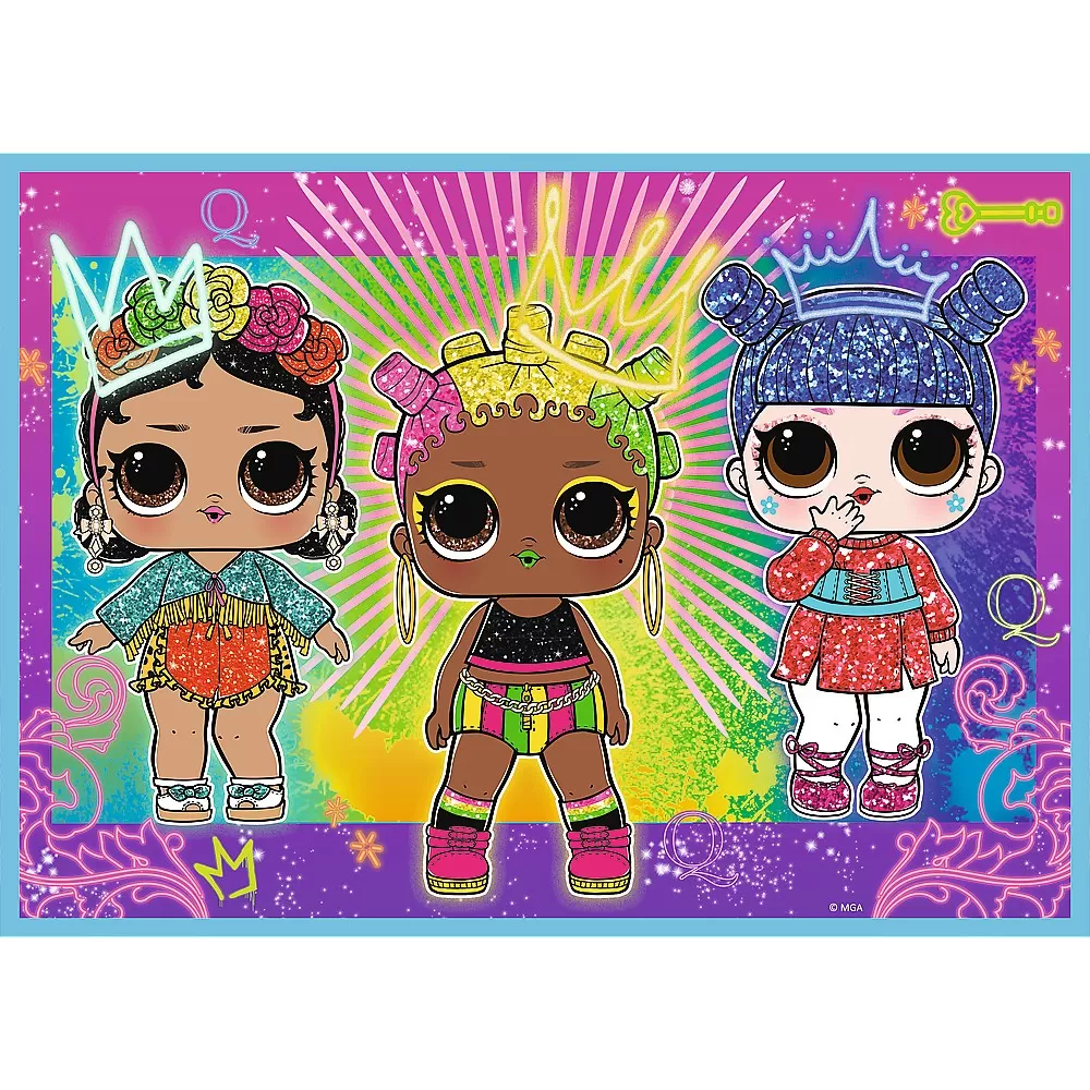 Puzzle trefl lol 4in1 cunoaste papusile [2]