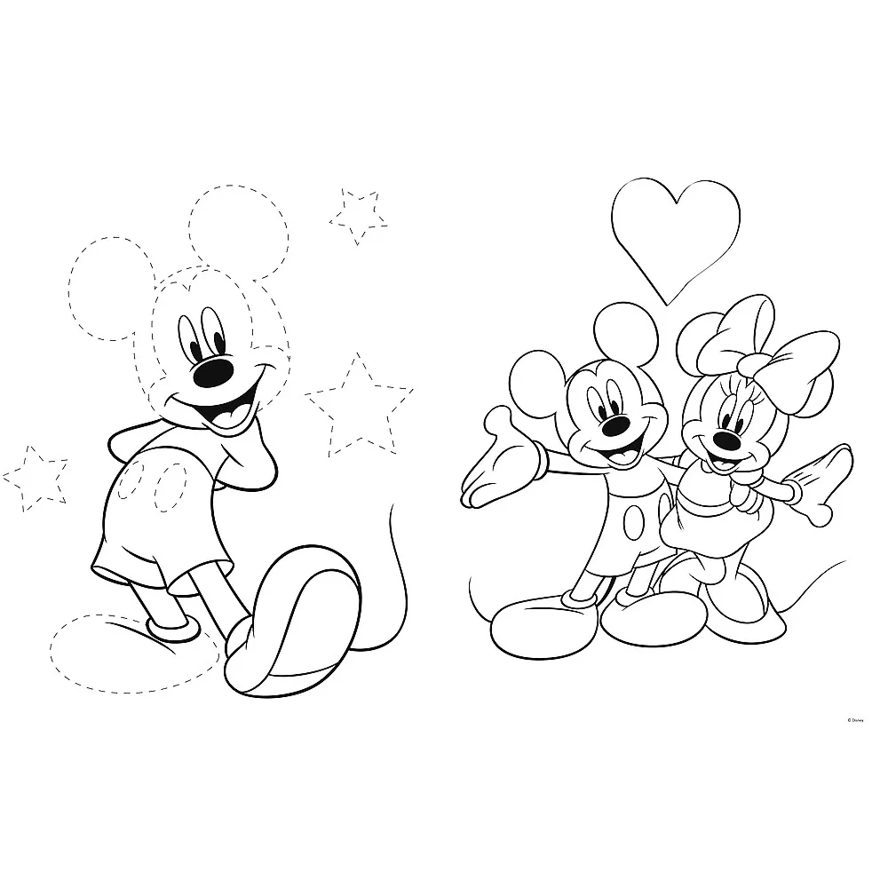 Puzzle trefl primo  24 super maxi disney  mickey la targ [2]