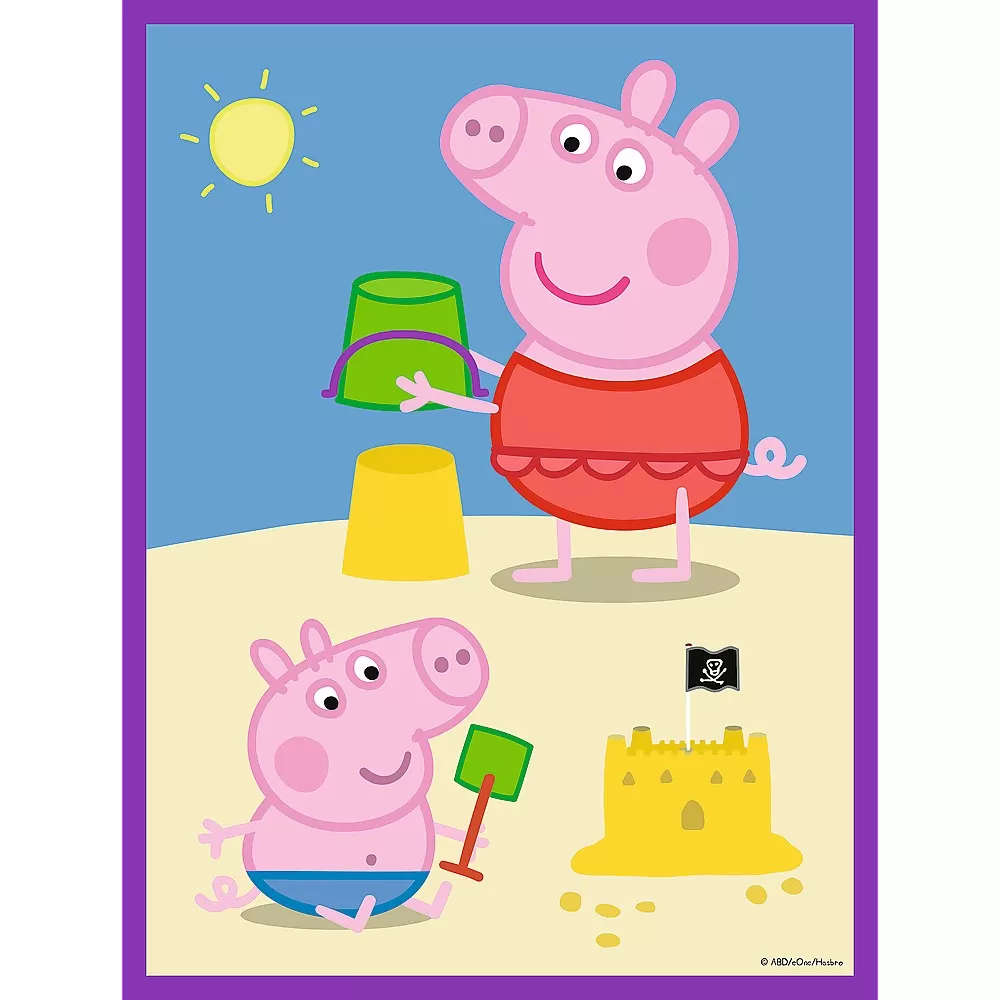 Puzzle trefl primo baby maxi 2x10 peppa pig [2]