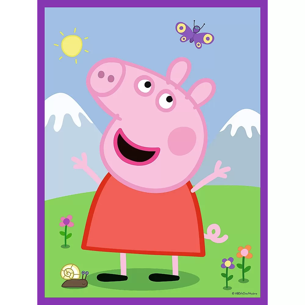 Puzzle trefl primo baby maxi 2x10 peppa pig [1]