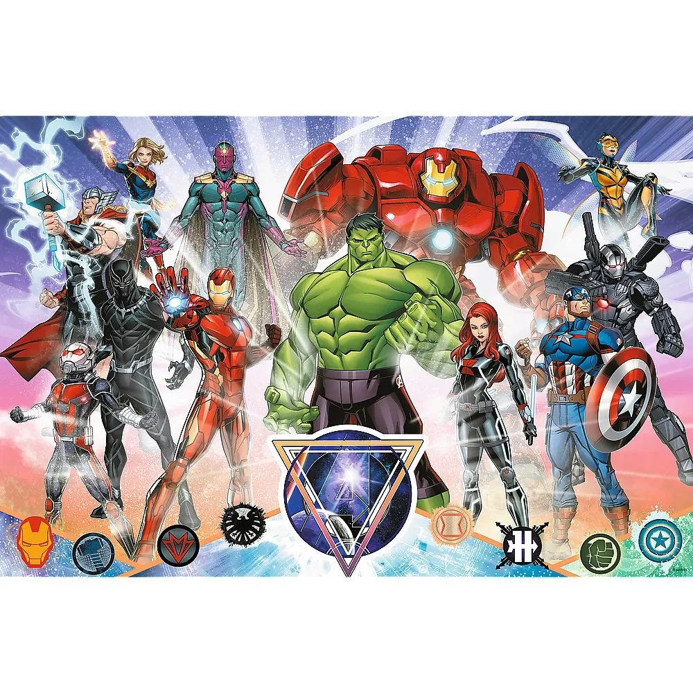Puzzle trefl primo super shape xxl 160 avengers razbonicii curajosi [1]