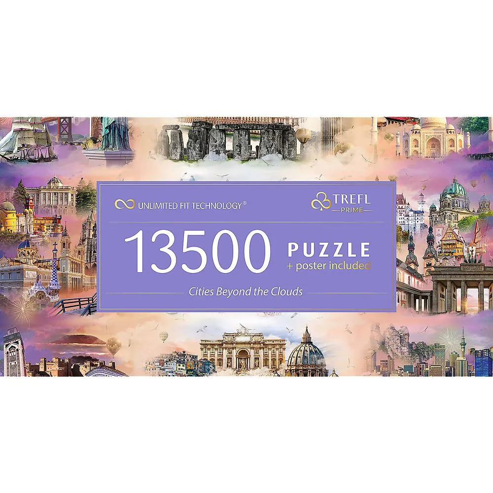 Puzzle trefl uft 13500 orase de dincolo de nori, copii varsta 12 ani pana la +15 ani [2]