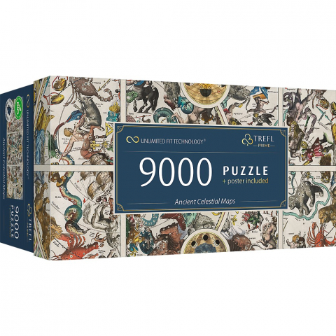Jucării și Jocuri pentru copii - Puzzle trefl uft 9000 harti celeste antice