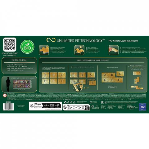 Puzzle trefl uft 9000 lisa parker minuni cu mustati [3]