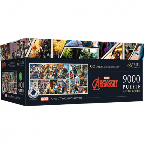 Puzzle trefl uft 9000 marvel avengers prin universul comic  [1]