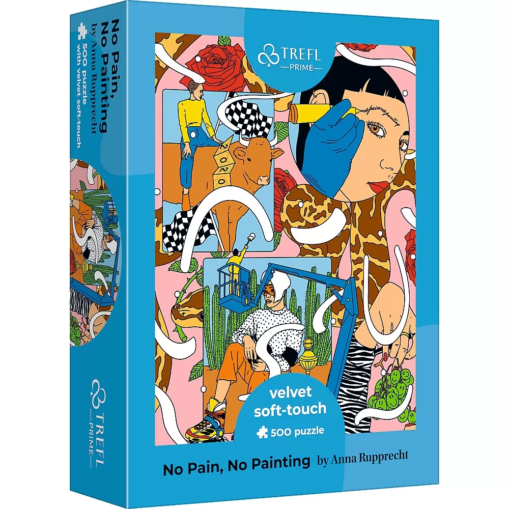 Jucării și Jocuri pentru copii - Puzzle trefl uft velvet 500 moda feminina, copii varsta 8 ani pana la +15 ani