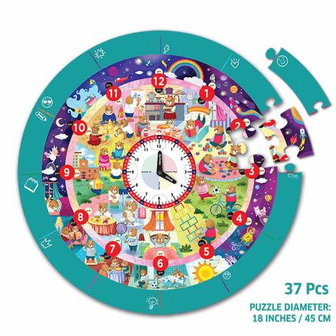 Puzzle - Ursuletul invata ceasul [1]