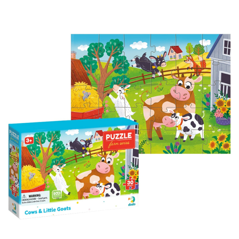 Puzzle Vacuțe si capre, 30 piese, varsta 3-6 ani [2]