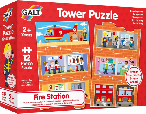 Puzzle vertical - Statia de pompieri (12 piese) [1]