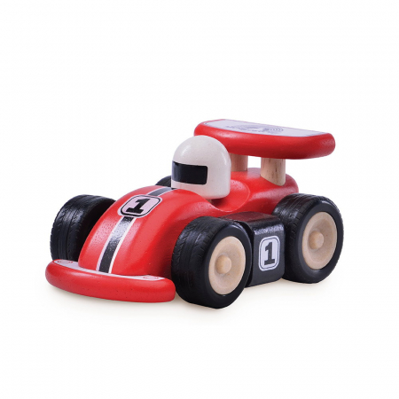 Mașini, trenulețe, vehicule - Racing car, masinuta de curse din lemn, Wonderworld
