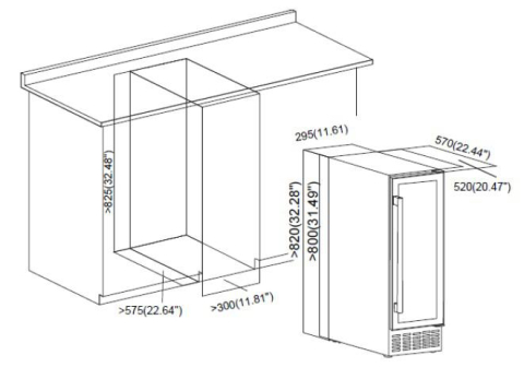 Racitor de vinuri heinner hrv-abi56drl20 [1]