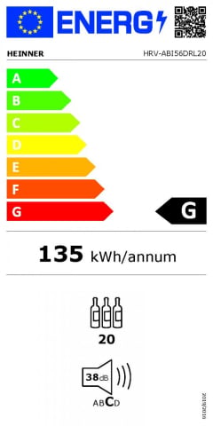 Racitor de vinuri heinner hrv-abi56drl20 [2]