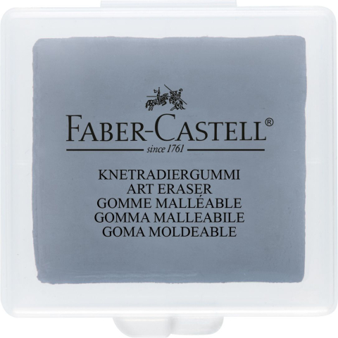 Rechizite Școlare - Radiera arta si grafica gri faber-castell
