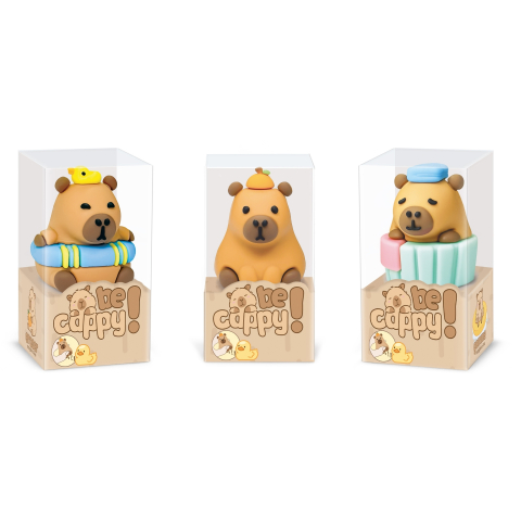 Radiera BeCappy Capibara – tridimensionala, 3 modele asortate , pret/1 buc [2]