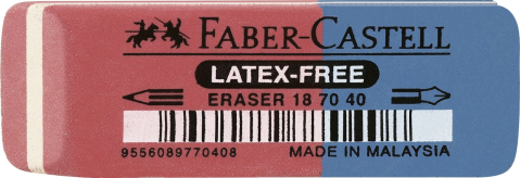 Rechizite Școlare - Radiera combinata 7070 40 faber-castell