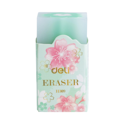Rechizite Școlare - Radiera creion motive flori 18 deli