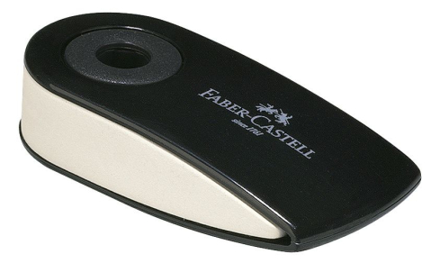 Rechizite Școlare - Radiera creion sleeve mini neagra faber-castell