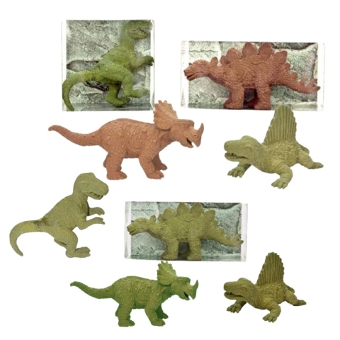 Corectoare, PIC, Radiere si Gume de Sters - Radiera dinozaur, 8 modele, 2 culori, Trendhaus CH31152