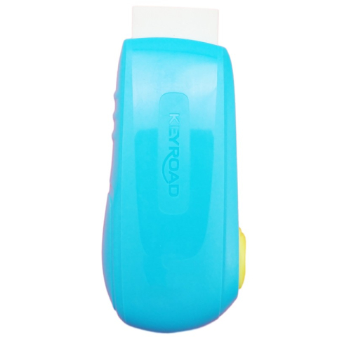 Radiera Keyroad Pushable KR972416, dreptunghi, diverse culori pastel, protectie din plastic [2]