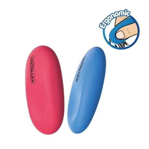 Radiera Keyroad Soft Tip KR971246 KR971788, ovala, 51x28x10mm, diverse culori, ergonomica [6]