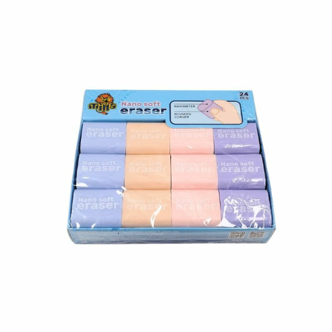 Rechizite Școlare - Radiera Milla nano soft pastel 24 bucati/cutie
