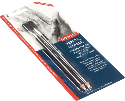Rechizite Școlare - Radiera tip creion pensula inclusa 2/set professional derwent