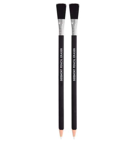 Radiera tip creion pensula inclusa 2/set professional derwent [2]