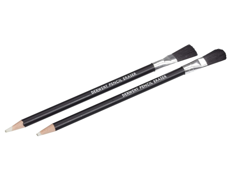 Radiera tip creion pensula inclusa 2/set professional derwent [1]