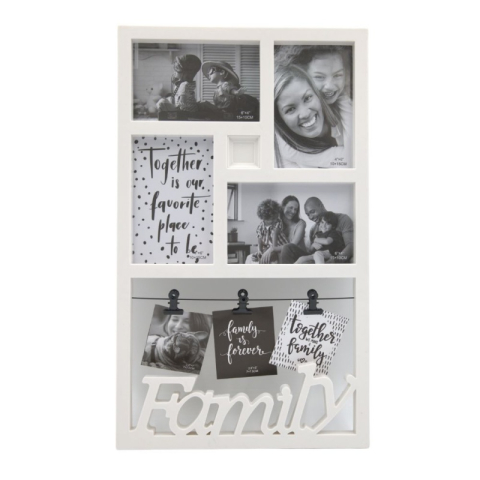 Casă, gradină și bricolaj - Rama foto, PVC, No.BB76, colaj foto "Family"