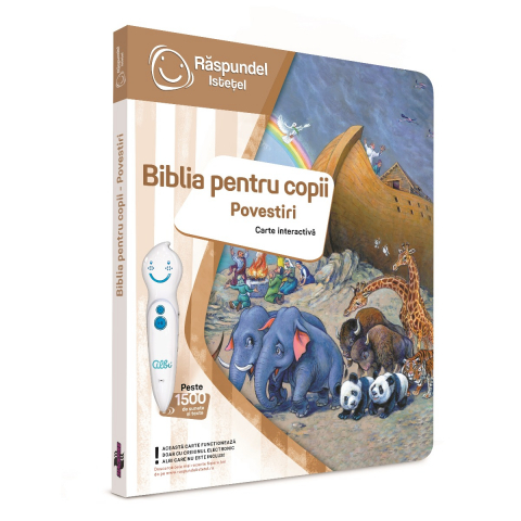 Cărți Educative, Activități - Raspundel Istetel, carte Biblia pentru copii - Povestiri varsta 4-5 ani ,5-7 ani ,7-8 ani, Unisex