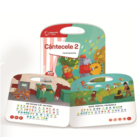 Raspundel Istetel, carte Cantecele 2 varsta 2-3 ani ,3-5ani ,5-7ani, Unisex [1]