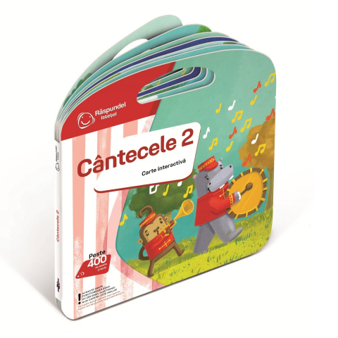 Raspundel Istetel, carte Cantecele 2 varsta 2-3 ani ,3-5ani ,5-7ani, Unisex [2]