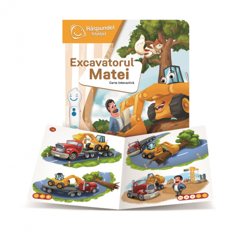 Raspundel Istetel, carte Excavatorul Matei varsta 3-5 ani ,5-7 ani ,7-9 ani, Unisex [1]