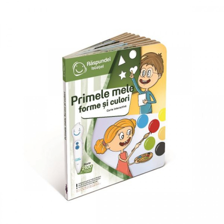 Cărți activități și jocuri copii - Raspundel Istetel, carte Primele mele forme si culori